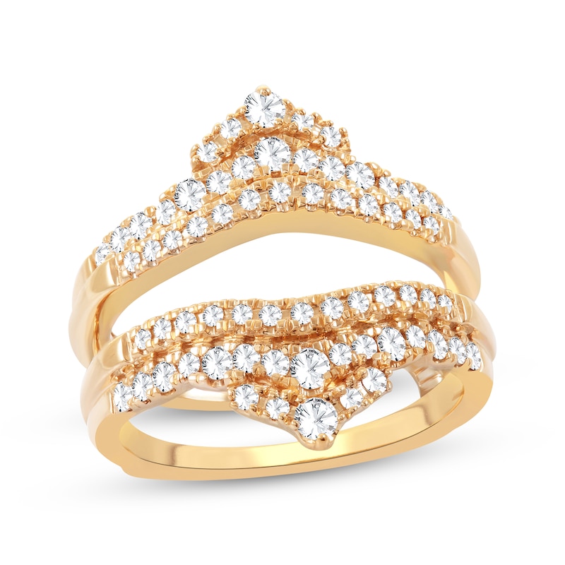 Main Image 1 of Diamond Multi-Row Enhancer Ring 3/4 ct tw 14K Yellow Gold