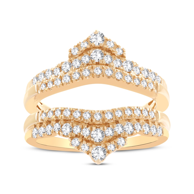 Main Image 3 of Diamond Multi-Row Enhancer Ring 3/4 ct tw 14K Yellow Gold