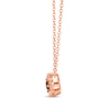 Thumbnail Image 2 of Le Vian Chocolate Diamond Necklace 1/2 ct tw 14K Strawberry Gold 19”