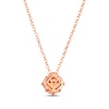 Thumbnail Image 3 of Le Vian Chocolate Diamond Necklace 1/2 ct tw 14K Strawberry Gold 19”