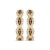 Thumbnail Image 2 of Le Vian Chocolate Waterfall Round-Cut Diamond Hoop Earrings 7/8 ct tw 14K Honey Gold