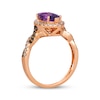 Thumbnail Image 2 of Le Vian Chocolate Twist Amethyst Ring 1/2 ct tw Diamonds 14K Strawberry Gold