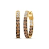 Thumbnail Image 1 of Le Vian Chocolate Ombre Earrings 1-1/8 ct tw Diamonds 14K Honey Gold