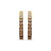 Thumbnail Image 2 of Le Vian Chocolate Ombre Earrings 1-1/8 ct tw Diamonds 14K Honey Gold