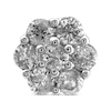 Thumbnail Image 1 of Diamond Seven-Stone Flower Necklace 1/2 ct tw 10K White Gold 18"