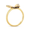 Thumbnail Image 3 of Le Vian Garden Party Diamond Butterfly Ring 1/4 ct tw 14K Honey Gold