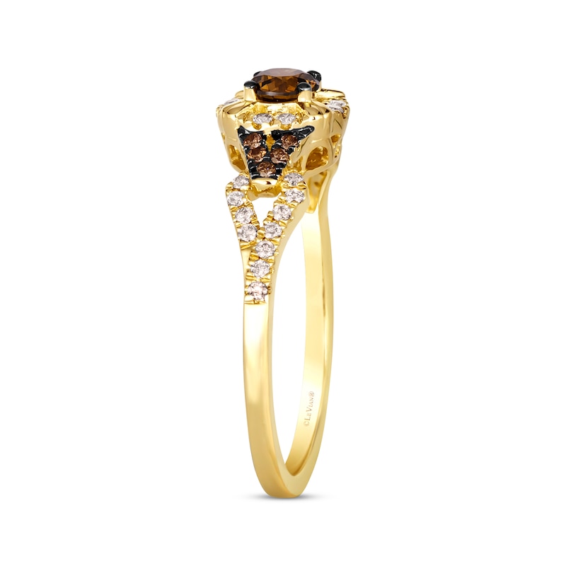 Main Image 2 of Le Vian Diamond Ring 3/8 ct tw 14K Honey Gold