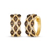 Thumbnail Image 1 of Le Vian Venetian Mosaic Diamond Hoop Earrings 7/8 ct tw 14K Honey Gold