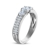 Thumbnail Image 2 of Diamond Three-Stone Anniversary Ring 1 ct tw 14K White Gold