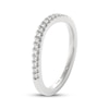 Thumbnail Image 2 of THE LEO First Light Diamond Curved Wedding Band 1/5 ct tw 14K White Gold