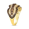 Thumbnail Image 2 of Le Vian Vault Diamond Arabesque Frame Ring 1-3/8 ct tw 14K Honey Gold Size 7