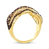 Thumbnail Image 3 of Le Vian Vault Diamond Arabesque Frame Ring 1-3/8 ct tw 14K Honey Gold Size 7