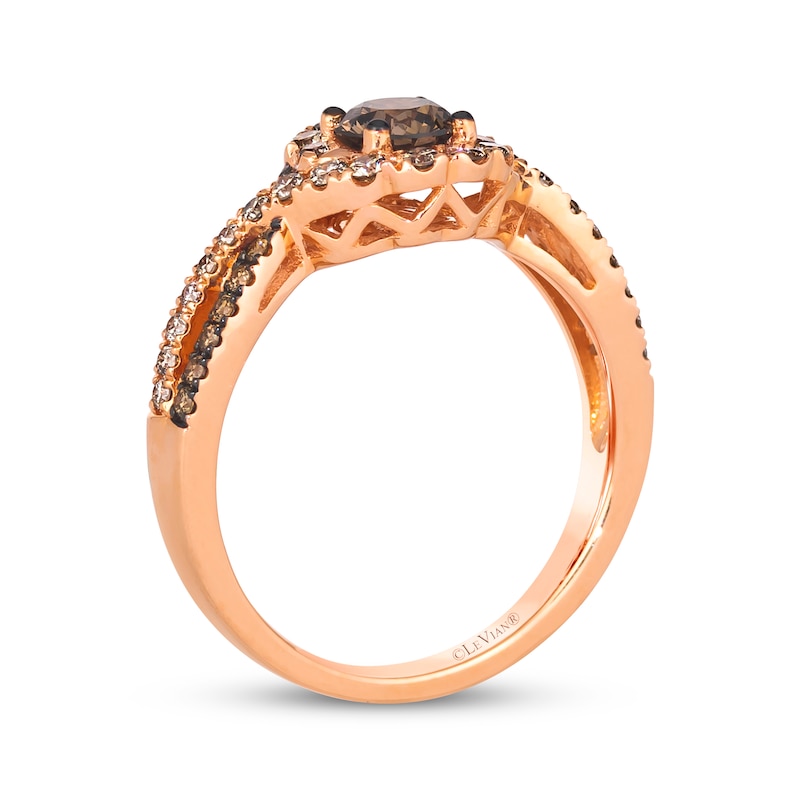 Main Image 3 of Le Vian Diamond Ring 7/8 ct tw 14K Strawberry Gold