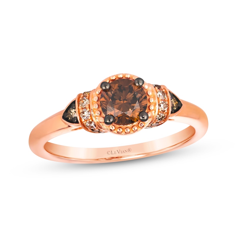 Main Image 1 of Le Vian Diamond Ring 3/4 ct tw 14K Strawberry Gold