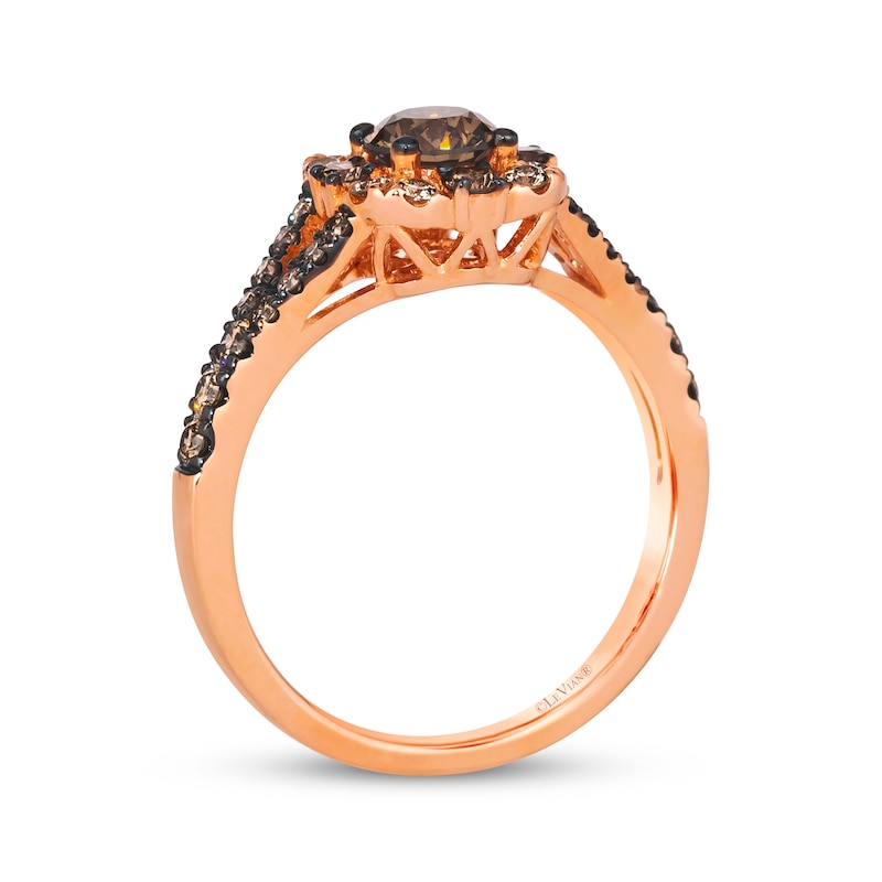 Main Image 3 of Le Vian Diamond Ring 1 ct tw 14K Strawberry Gold