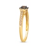 Thumbnail Image 1 of Le Vian Diamond Cushion Frame Ring 1/4 ct tw 14K Honey Gold