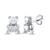 Thumbnail Image 1 of Teddy Bear Jewelry Collection Honoring St. Jude Stud Earrings Sterling Silver