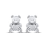 Thumbnail Image 2 of Teddy Bear Jewelry Collection Honoring St. Jude Stud Earrings Sterling Silver