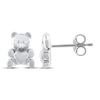 Thumbnail Image 3 of Teddy Bear Jewelry Collection Honoring St. Jude Stud Earrings Sterling Silver