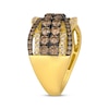 Thumbnail Image 2 of Le Vian Diamond Multi-Row Twist Ring 2 ct tw 14K Honey Gold