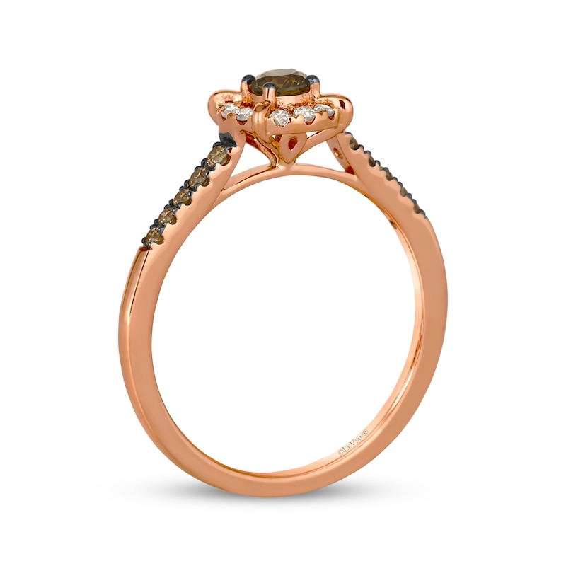 Main Image 3 of Le Vian Diamond Ring 1/3 ct tw 14K Strawberry Gold