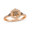 Thumbnail Image 1 of Le Vian Diamond Flower Ring 1/2 ct tw 14K Strawberry Gold