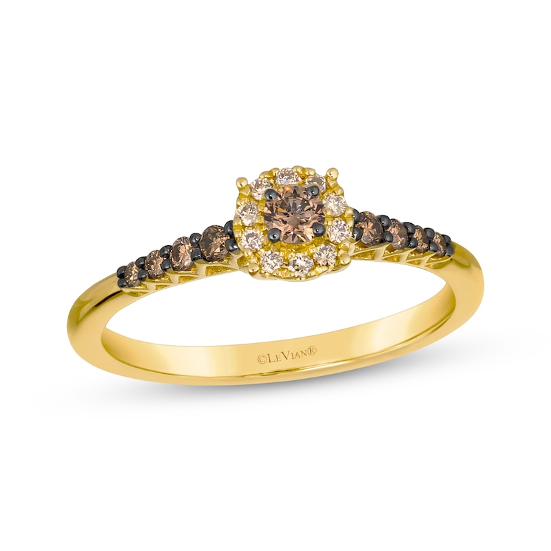 Main Image 1 of Le Vian Diamond Ring 1/4 ct tw 14K Honey Gold