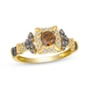 Thumbnail Image 1 of Le Vian Diamond Square Frame Ring 3/4 ct 14K Honey Gold