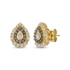 Thumbnail Image 1 of Le Vian Diamond Teardrop Stud Earrings 5/8 ct tw 14K Honey Gold