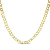 Thumbnail Image 1 of Solid Curb Chain Necklace 5.79mm 14K Yellow Gold 20&quot;