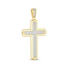 Thumbnail Image 2 of Men's Diamond Cross Charm 2 ct tw 10K Yellow Gold