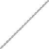 Thumbnail Image 3 of Adjustable Diamond-Cut Cable Chain Necklace 1.2mm Solid Sterling Silver 24&quot;