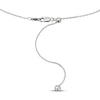 Thumbnail Image 4 of Adjustable Diamond-Cut Cable Chain Necklace 1.2mm Solid Sterling Silver 24&quot;