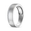 Thumbnail Image 2 of Now + Forever Men's Diamond Wedding Band 1/4 ct tw 10K White Gold