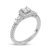 Thumbnail Image 2 of Lab-Grown Diamonds by KAY Princess-Cut Halo Engagement Ring 3/4 ct tw 14K White Gold