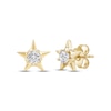 Thumbnail Image 1 of Diamond Solitaire Star Stud Earrings 1/5 ct tw 10K Yellow Gold (I/I2)