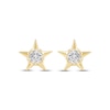 Thumbnail Image 2 of Diamond Solitaire Star Stud Earrings 1/5 ct tw 10K Yellow Gold (I/I2)