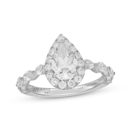 Neil Lane Artistry Pear-Shaped Lab-Grown Diamond Engagement Ring 2 ct tw 14K White Gold