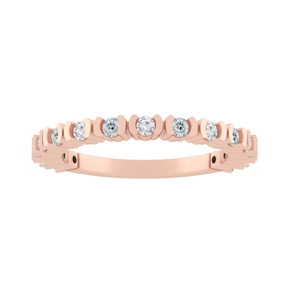 Round Birthstone Stackable Ring (2 Stones)