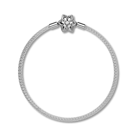 PANDORA Silver Bright Snowflake Bracelet 8.3