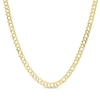 Thumbnail Image 1 of Semi-Solid Double-Curb Chain Necklace 4.7mm 10K Yellow Gold 20&quot;