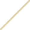 Thumbnail Image 2 of Double-Curb Chain Necklace 4.7mm Semi-Solid 10K Yellow Gold 20&quot;