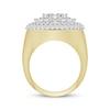 Thumbnail Image 3 of Men's Multi-Diamond Center Circle Ring 2 ct tw 10K Yellow Gold