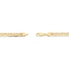 Thumbnail Image 3 of Solid Diamond-Cut Valentino Chain Bracelet 7.9mm 14K Tri-Tone Gold 8.5&quot;