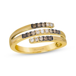 Le Vian Good Karma Chocolate Ombré Diamond Ring 1/4 ct tw 14K Honey Gold