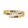 Thumbnail Image 4 of Le Vian Good Karma Chocolate Ombré Diamond Ring 1/4 ct tw 14K Honey Gold