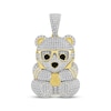 Thumbnail Image 1 of Men's Diamond Teddy Bear Charm 3/4 ct tw 10K Yellow Gold