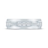 Thumbnail Image 3 of Men's Diamond Wedding Band 5/8 ct tw 10K White Gold