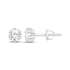 Thumbnail Image 1 of Certified Round-Cut Diamond Solitaire Stud Earrings 1 ct tw 14K White Gold (F/I1)