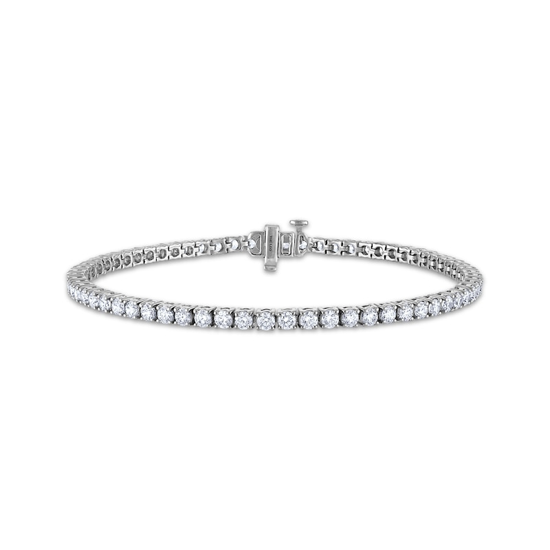 Main Image 1 of THE LEO Diamond Tennis Bracelet 4 ct tw 14K White Gold 7.25&quot;